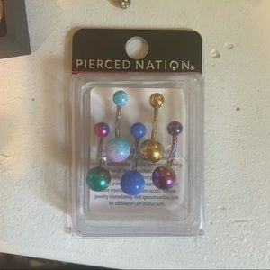 NWT set of 5 belly button rings